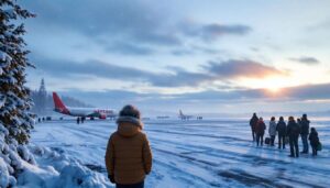 L’aéroport de Kittilä sous -39 °C : vols annulés et vacanciers bloqués au nord du cercle polaire