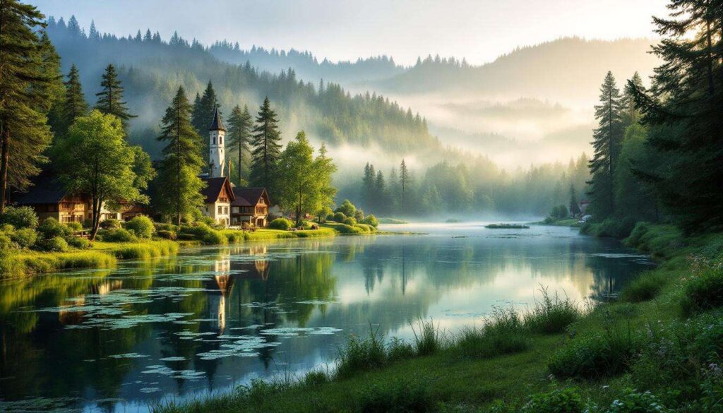 Entre forêts et étangs, cette ville de l’Est charme par sa tranquillité presque enchantée