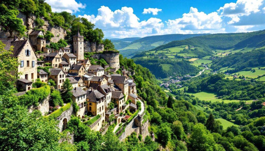 Ce village lotois accroché à la falaise devient le piège à touristes le plus spectaculaire du Sud-Ouest