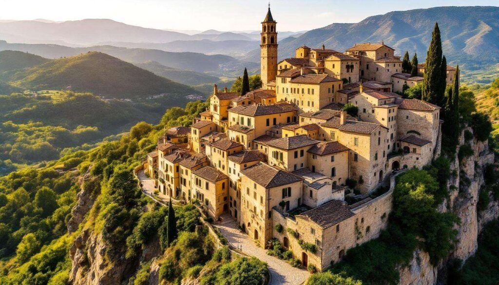 Perché sur un éperon rocheux, ce village de Provence semble sorti d’une légende médiévale