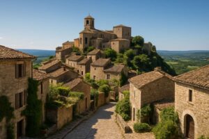 Perché sur un promontoire, ce village médiéval offre des panoramas à couper le souffle