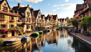 Parfois appelé “La petite Venise alsacienne”, ce quartier historique ensorcelle par ses maisons à colombages