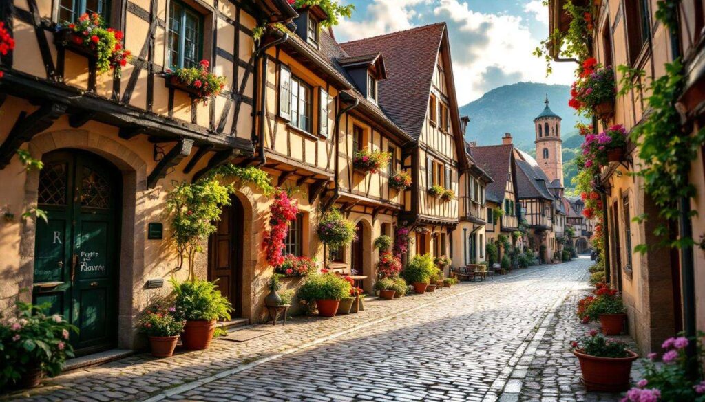 Avec ses maisons à pans de bois et ses ruelles pavées, cette “Cité de Caractère” mérite le détour