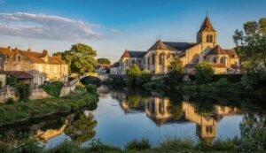 Bordée par une rivière paisible, cette “Cité de Caractère” offre un voyage hors du temps –